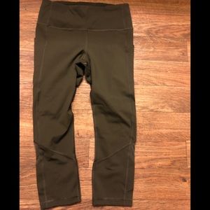 Lululemon dark green leggings